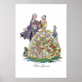 Póster Sous Louis XV