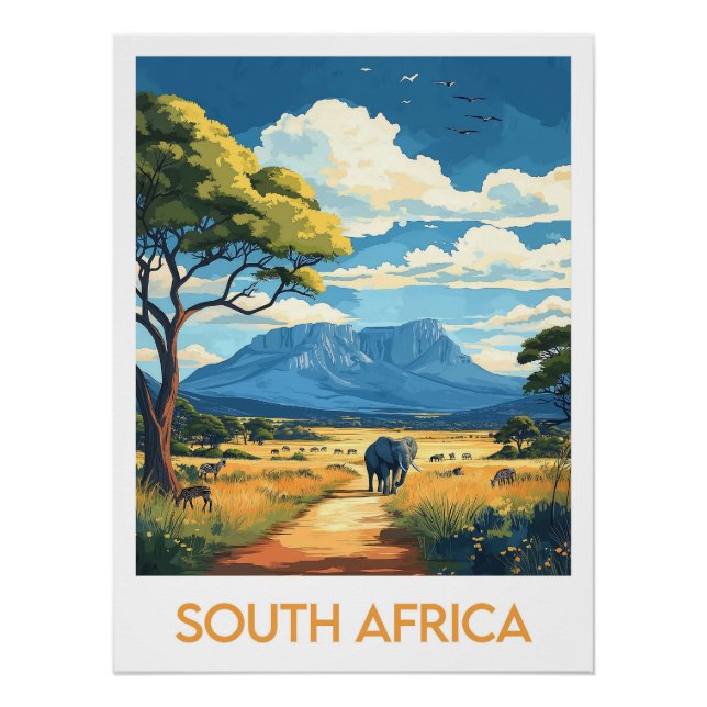 Poster South Africa (Anverso)