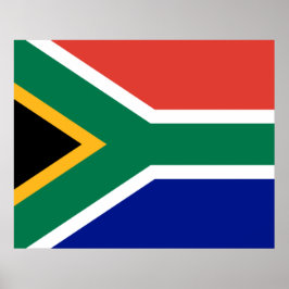 Póster South African Flag