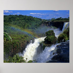 Póster South America; Latin America; Argentina; Brazil;