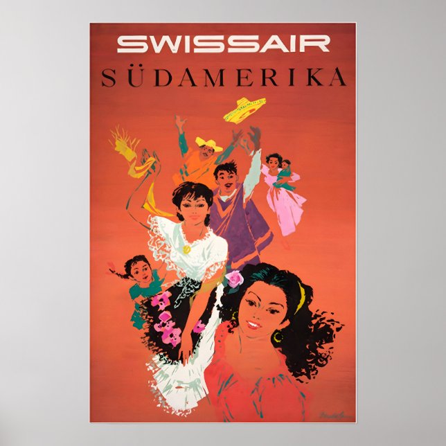 Póster South American Art Southern American Women Print S (Frente)