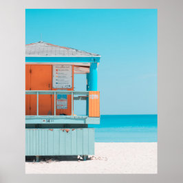 Póster South Beach, Miami Beach, Estados Unidos