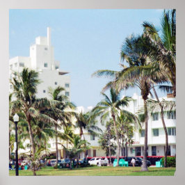 Póster South Beach Miami, Ocean Drive