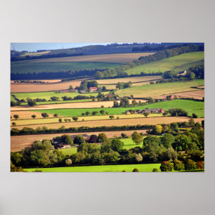 Póster South Downs Beacon Hill Hampshire Inglaterra