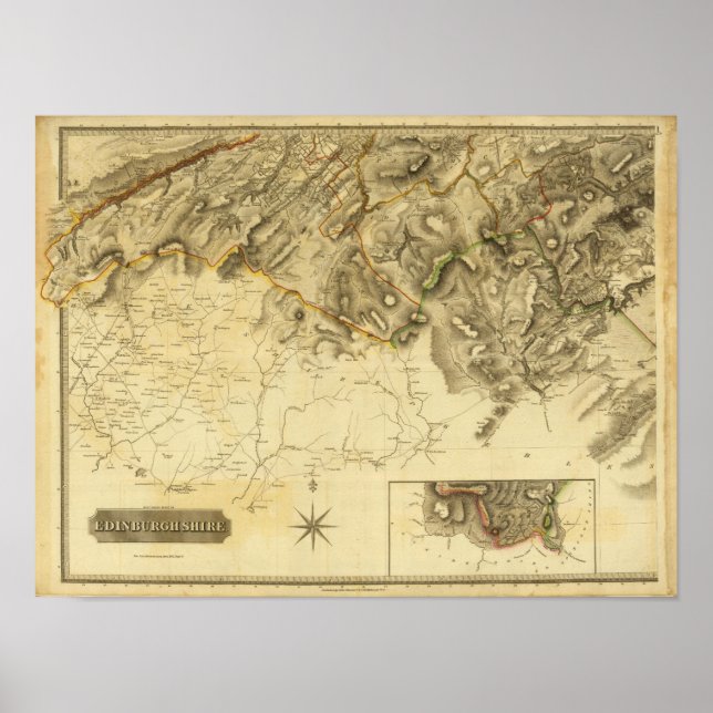 Póster South Edinburgh Shire (Frente)