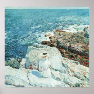 Póster South Ledges, apósito por Frederick Childe Hassam
