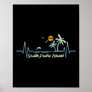 Póster South Padre Island Souvenir Spring Break South Pad