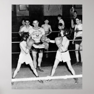 Póster South Philly Boys Club Boxing, 1940s