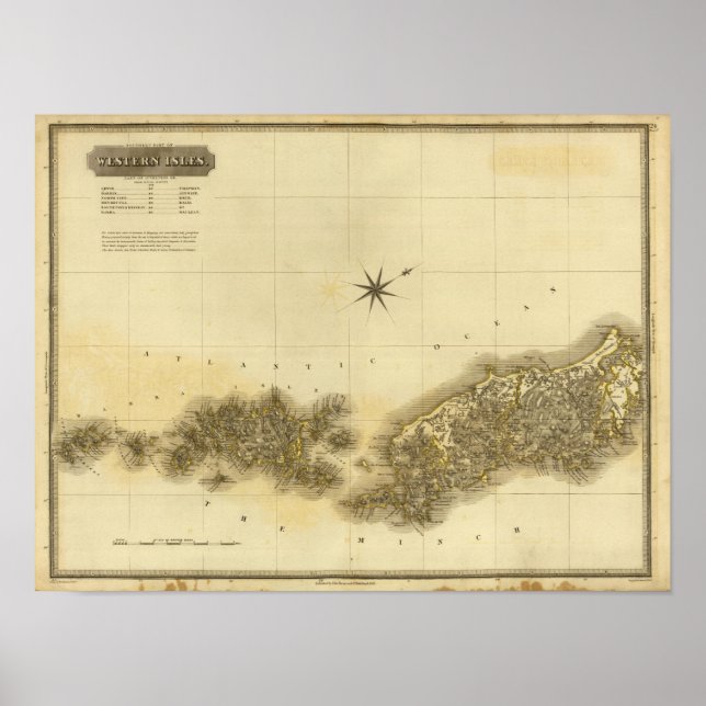 Póster South Western Isles (Frente)