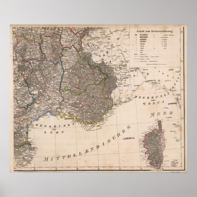 Póster Southern France (Frente)