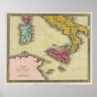 Póster Southern Part of Italy