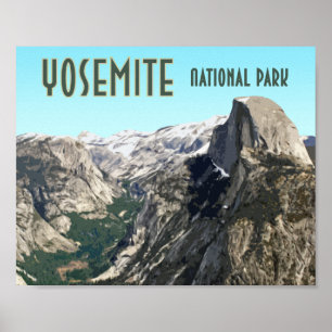 Póster Souvenir de cosecha de vintage del Parque Nacional