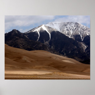 Póster Souvenir del Parque Nacional de las Grandes Dunas 