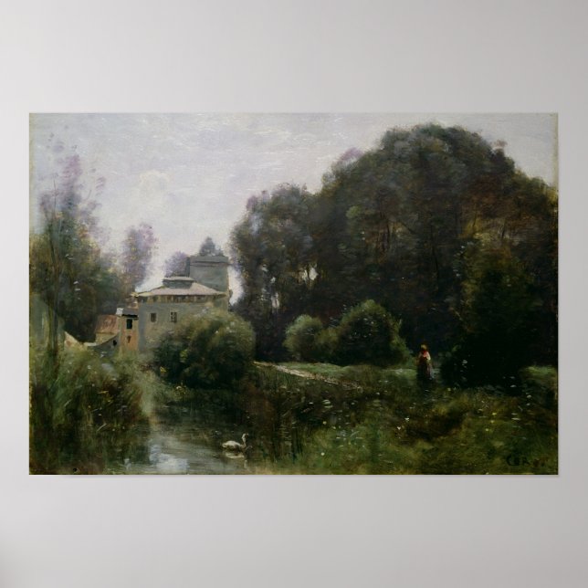 Póster Souvenir of the Villa Borghese, 1855 (Frente)