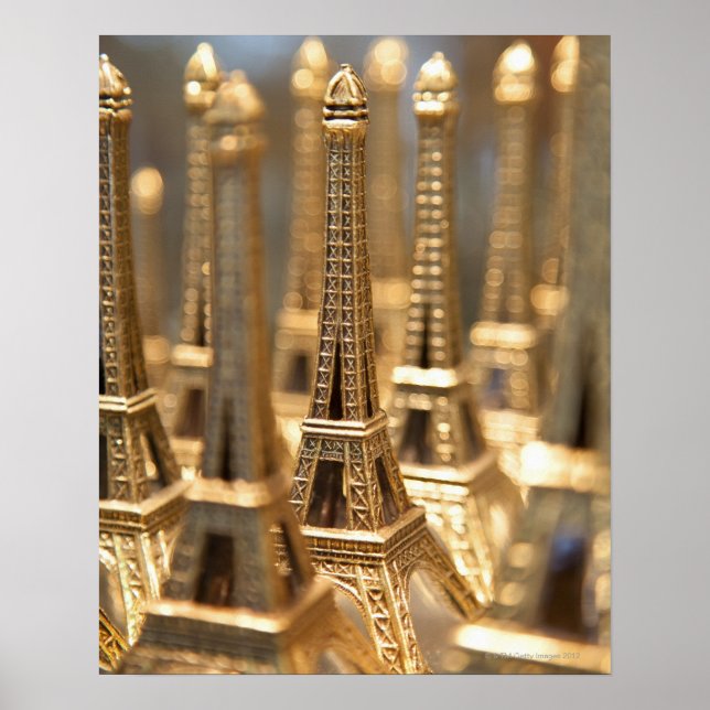Póster Souvenirs de la Torre Eiffel (Frente)