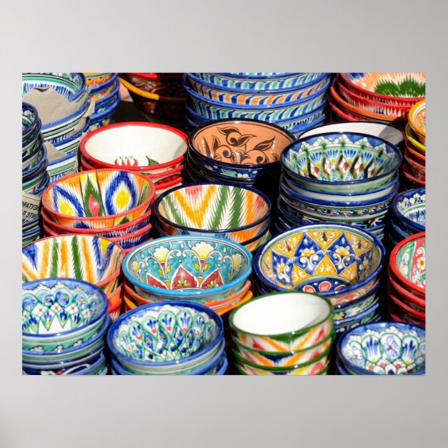 Póster Souvenirs de Uzbekistán (Frente)