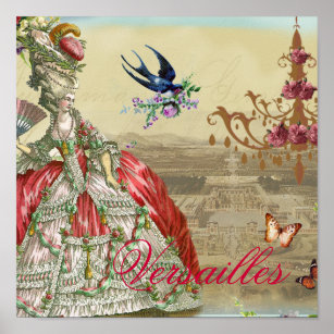 Póster Souvenirs de Versailles