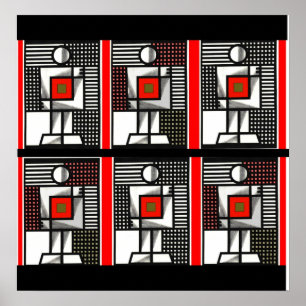 Póster Soviet retro