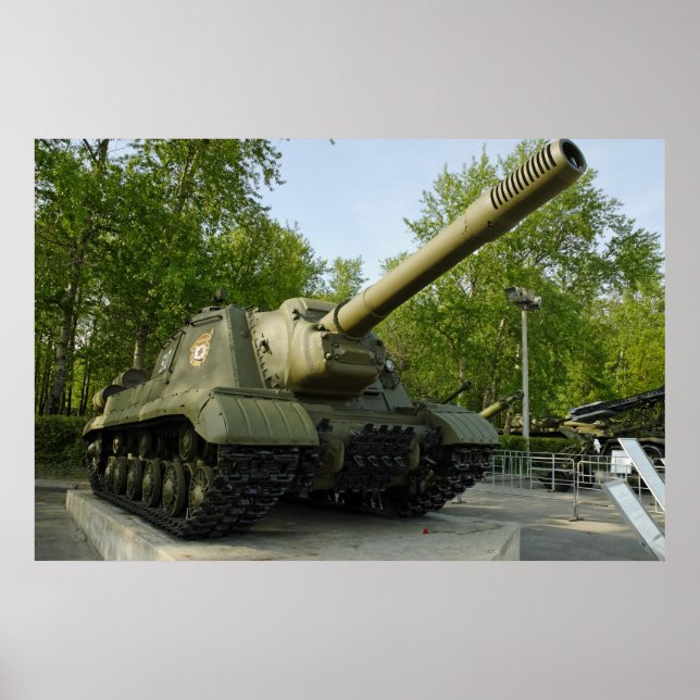 Póster Soviet self-propelled gun (Frente)