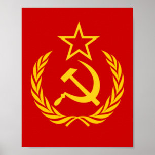 Póster Soviet Union Flag