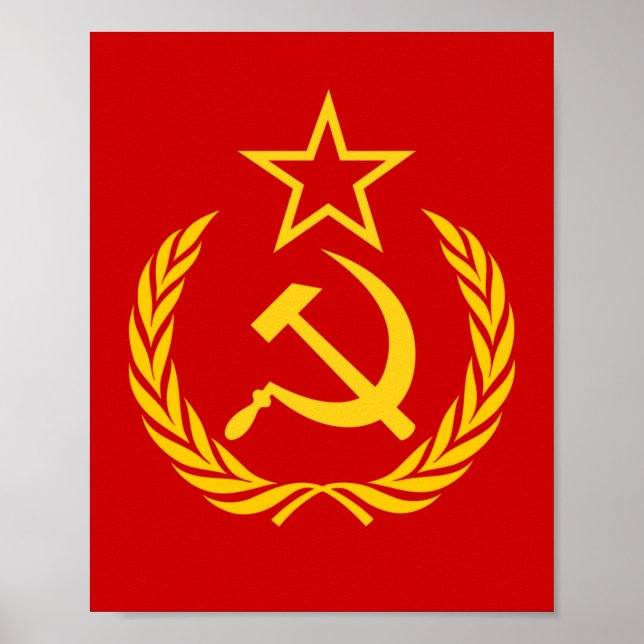 Póster Soviet Union Flag (Frente)