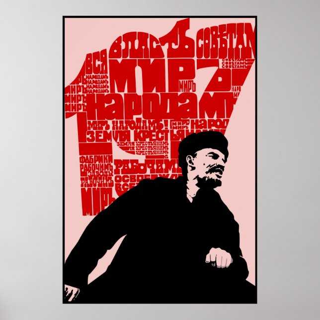 Póster Soviético (Frente)