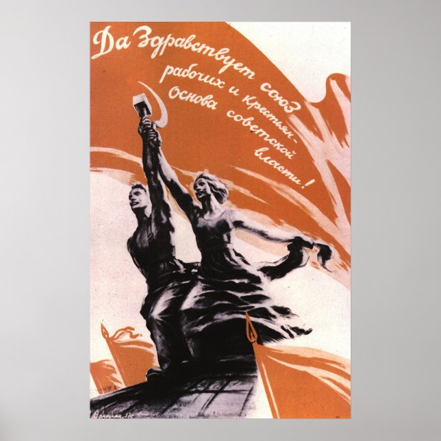 Póster Soviético (Frente)