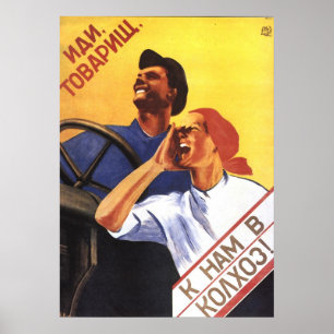 Póster Soviético