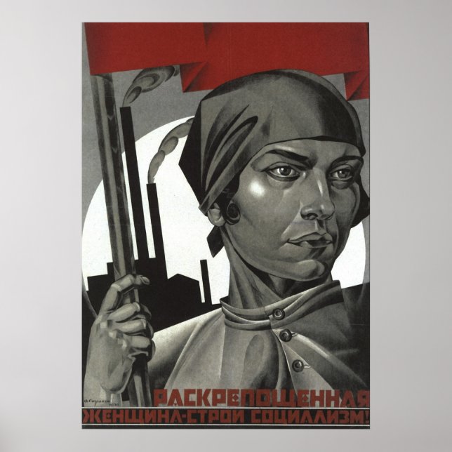 Póster Soviético (Frente)