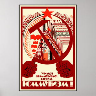 Póster Soviético