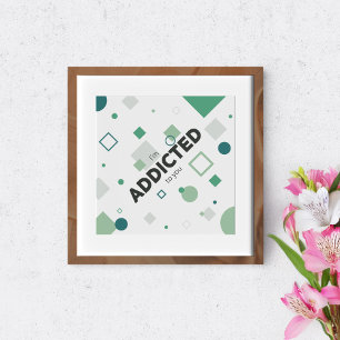 Póster Soy adicto a ti.