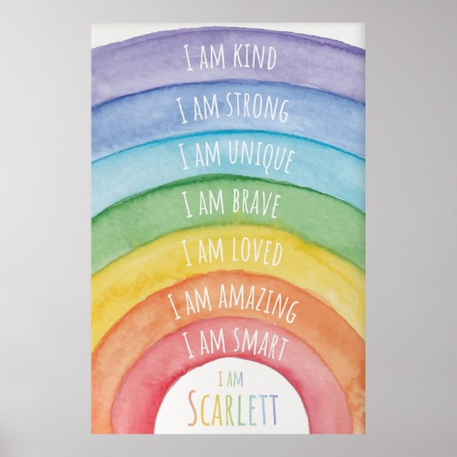 Póster Soy amable poster (Frente)