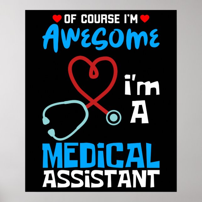Póster Soy asistente médico (Frente)