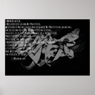 Póster Soy bailarina