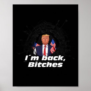 Póster Soy Ck Trump 2024 Patriótico Take America Ck Elect