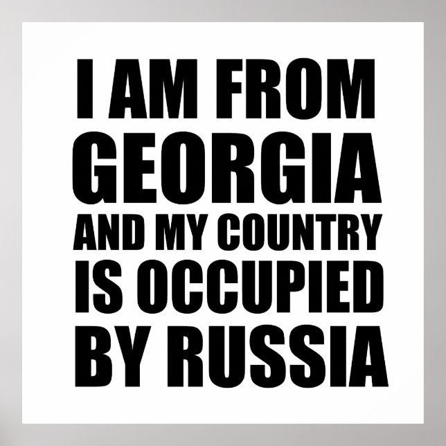 Póster Soy de Georgia (Frente)
