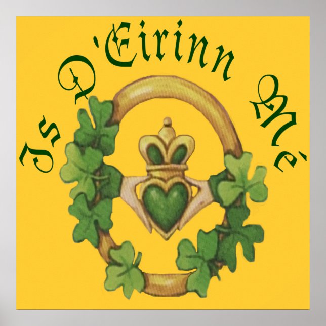 Póster Soy De Irlanda (Frente)