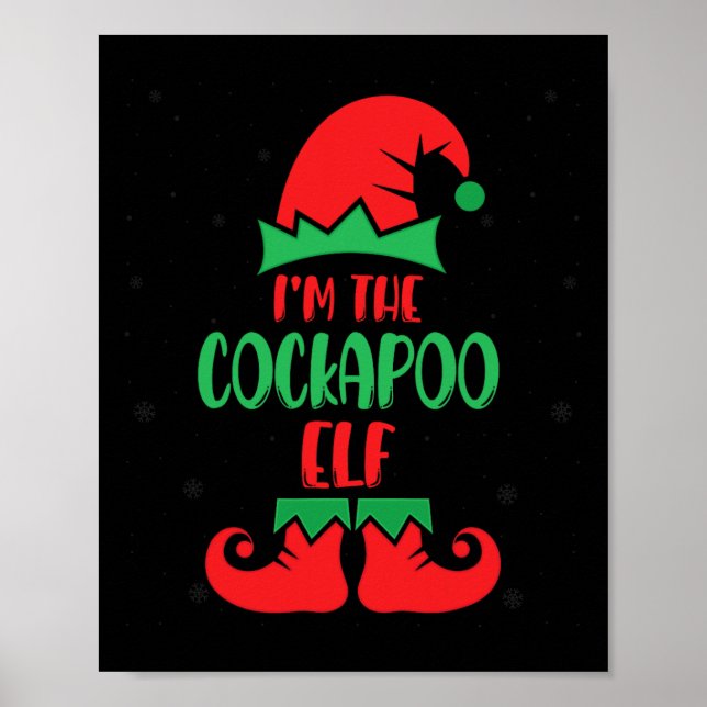 Póster Soy el amante de las fiestas navideñas apoo Elf (Frente)