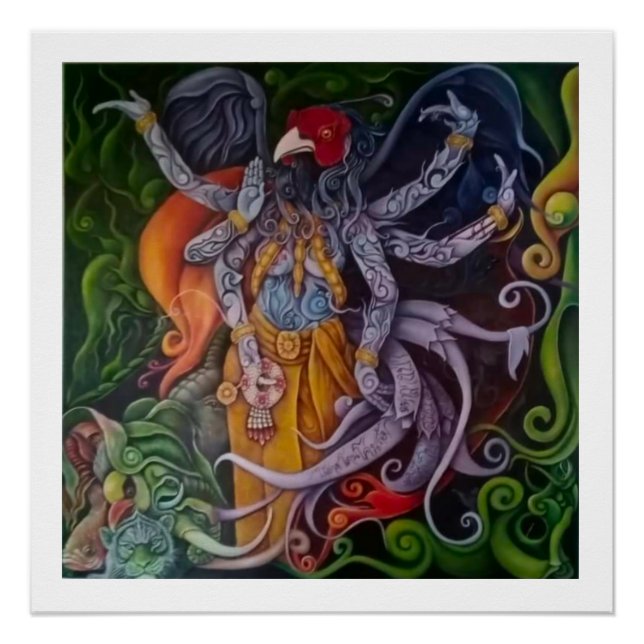 Póster ¡Soy el bosque Siam! (Anverso)