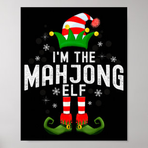 Póster Soy el disfraz de Pjs de Navidad de la familia Mah