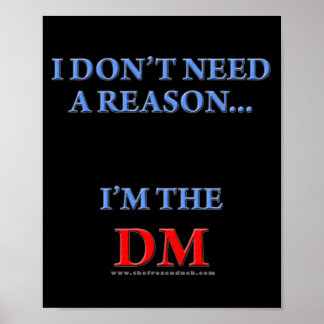 Póster Soy el DM