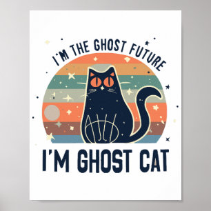PÓSTER SOY EL FUTURO FANTASMA, GATO FANTASMA