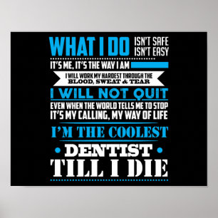 Póster Soy el golpecito hilarante de la profesión del