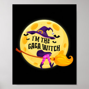 Póster Soy el grupo de partidos de Halloween de Gaga Witc