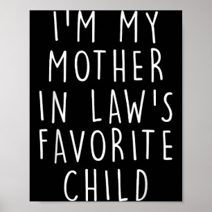 Póster Soy el hijo favorito de mi suegra, familia diverti