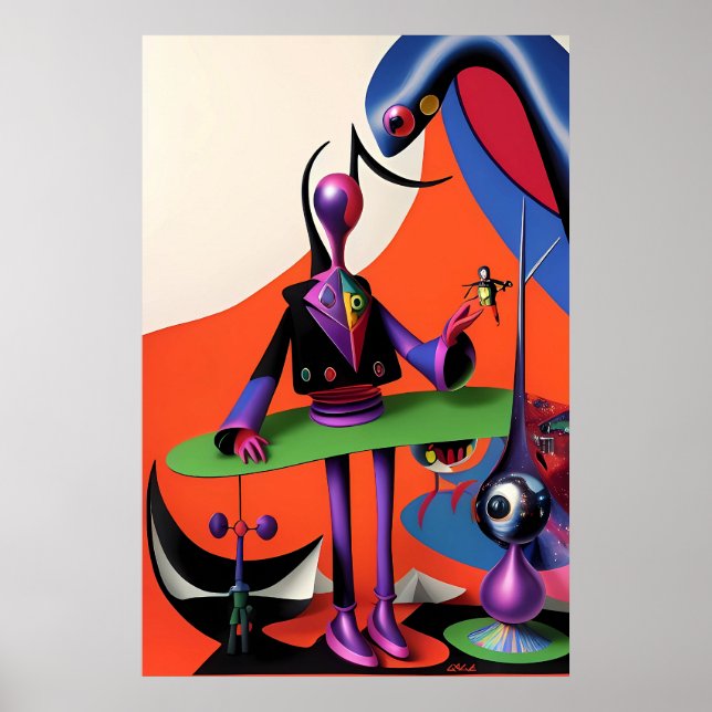 Póster Soy El Hombre Irónico Ken Gage Surrealismo (Frente)