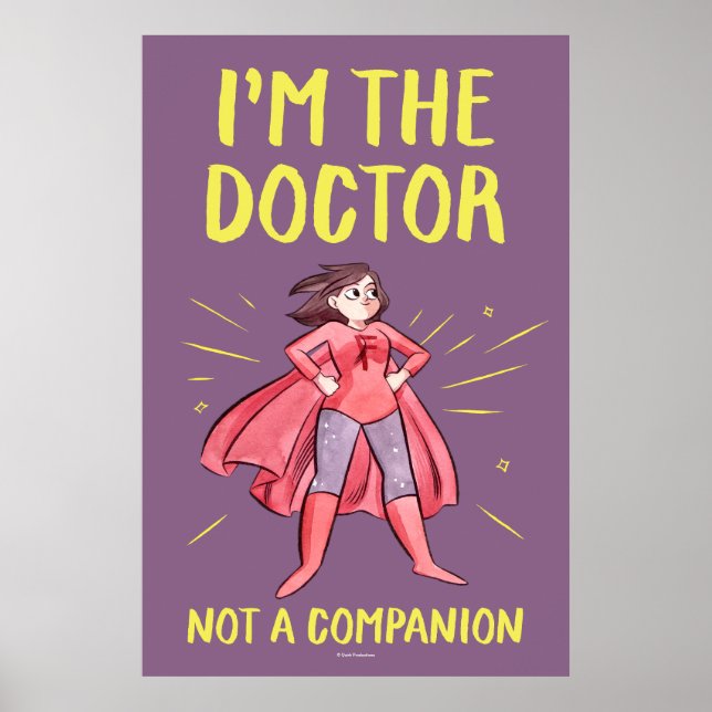 Póster Soy el Médica. No es un compañero. (Frente)