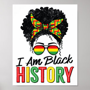 Póster Soy el Mes de la Historia Negra Mujeres Africanas