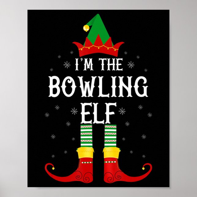 Póster Soy el Navidad del grupo Bowling Elf Family Group (Frente)