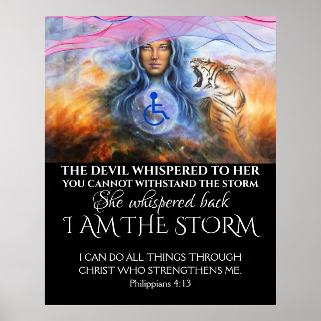 Póster Soy El Poster De La Tormenta (Frente)